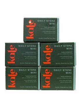 Kate Mcleod 5 Piece Daily Stone Mini Body Moisturizer 1oz / 30g Each